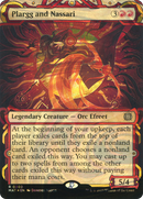 Plargg and Nassari (MAT-202) [March of the Machine: The Aftermath]: (Showcase) (Borderless) Foil