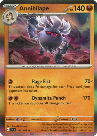 Annihilape 109 - [SV01 Scarlet & Violet Base Set] Holofoil