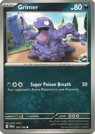 Grimer 126 - [SV01 Scarlet & Violet Base Set]