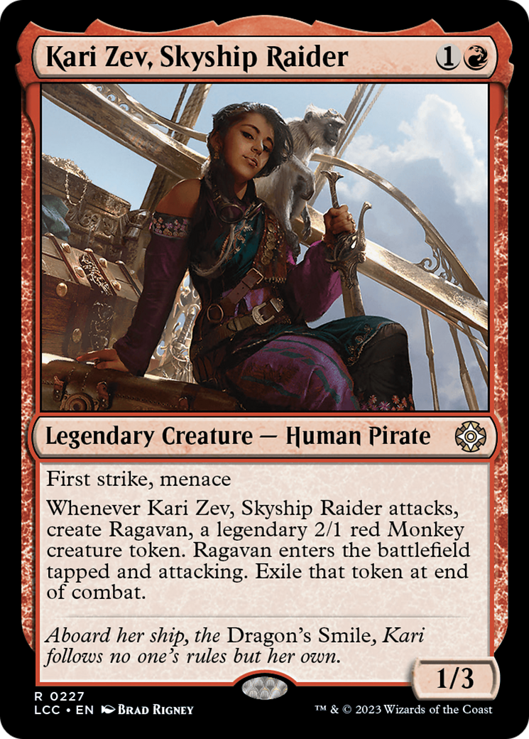 Kari Zev, Skyship Raider (LCC-227) [The Lost Caverns of Ixalan Commander]