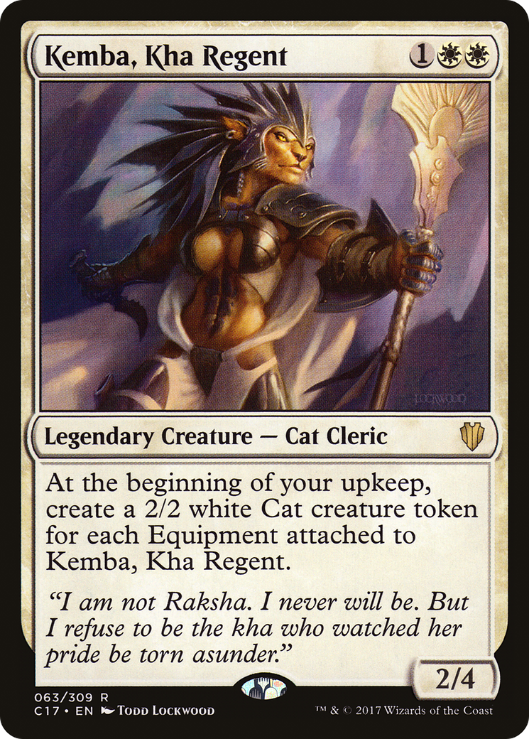 Kemba, Kha Regent (C17-063) [Commander 2017]