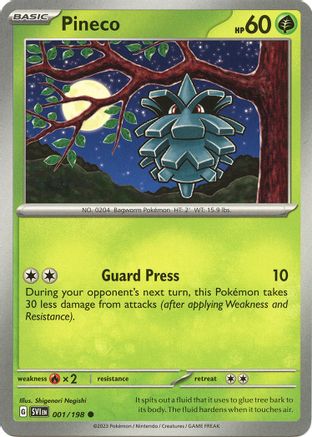 Pineco 1 - [SV01 Scarlet & Violet Base Set]