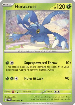 Heracross 2 - [SV01 Scarlet & Violet Base Set] Reverse Holofoil