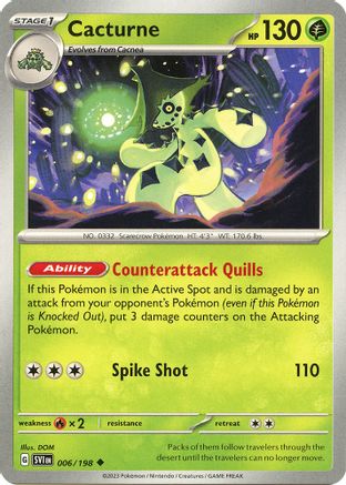 Cacturne - 006/198 6 - [SV01 Scarlet & Violet Base Set]