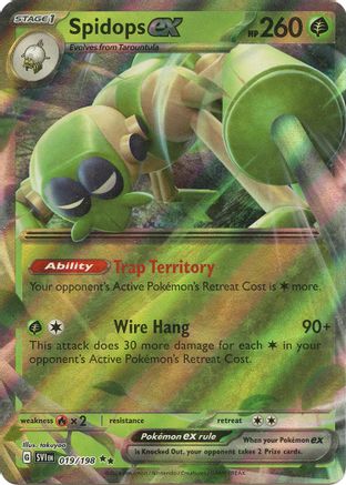 Spidops ex - 019/198 19 - [SV01 Scarlet & Violet Base Set] Holofoil