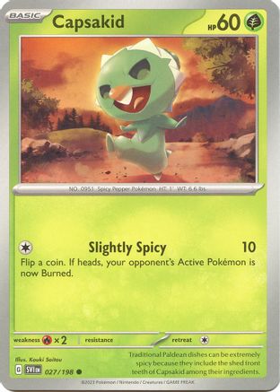 Capsakid - 027/198 27 - [SV01 Scarlet & Violet Base Set]