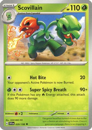 Scovillain - 029/198 29 - [SV01 Scarlet & Violet Base Set] Reverse Holofoil