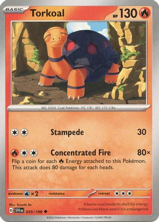 Torkoal 35 - [SV01 Scarlet & Violet Base Set]