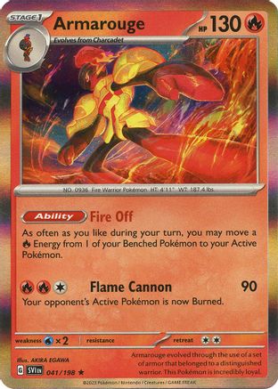 Armarouge - 041/198 41 - [SV01 Scarlet & Violet Base Set] Reverse Holofoil