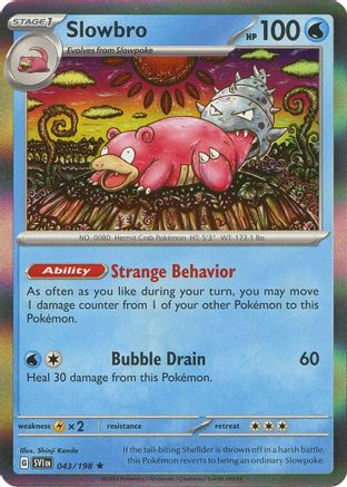 Slowbro 43 - [SV01 Scarlet & Violet Base Set] Reverse Holofoil