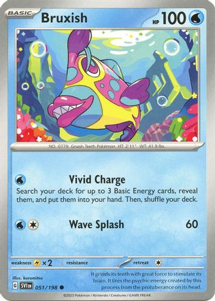 Bruxish 51 - [SV01 Scarlet & Violet Base Set] Reverse Holofoil