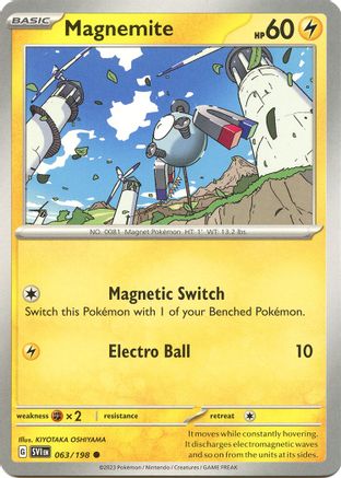 Magnemite 63 - [SV01 Scarlet & Violet Base Set] Reverse Holofoil