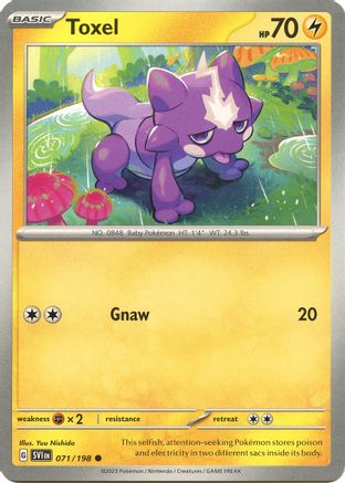 Toxel 71 - [SV01 Scarlet & Violet Base Set]