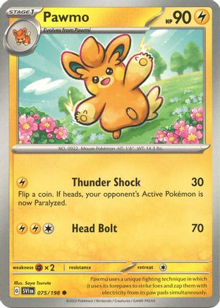 Pawmo 75 - [SV01 Scarlet & Violet Base Set] Reverse Holofoil