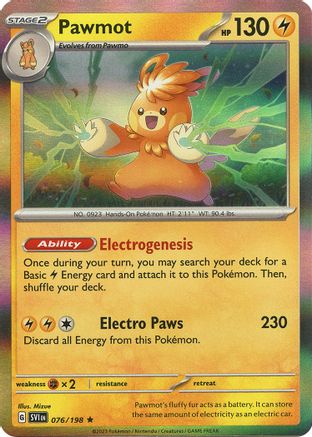 Pawmot - 076/198 76 - [SV01 Scarlet & Violet Base Set] Holofoil