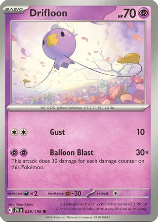Drifloon 89 - [SV01 Scarlet & Violet Base Set]