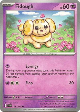 Fidough - 098/198 98 - [SV01 Scarlet & Violet Base Set] Reverse Holofoil