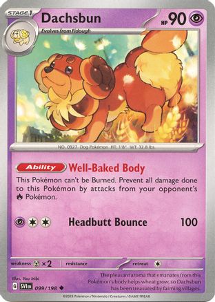 Dachsbun 99 - [SV01 Scarlet & Violet Base Set] Reverse Holofoil