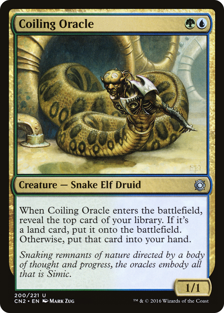 Coiling Oracle (CN2-200) [Conspiracy: Take the Crown]