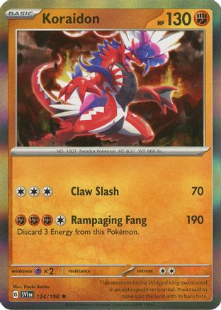 Koraidon 124 - [SV01 Scarlet & Violet Base Set] Holofoil