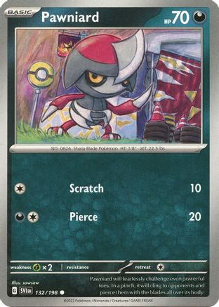 Pawniard 132 - [SV01 Scarlet & Violet Base Set]