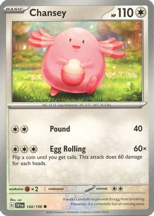 Chansey 144 - [SV01 Scarlet & Violet Base Set]