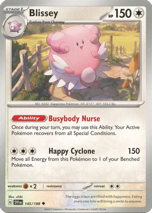 Blissey 145 - [SV01 Scarlet & Violet Base Set] Reverse Holofoil