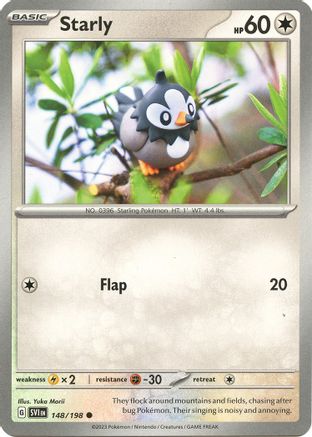 Starly - 148/198 148 - [SV01 Scarlet & Violet Base Set] Reverse Holofoil