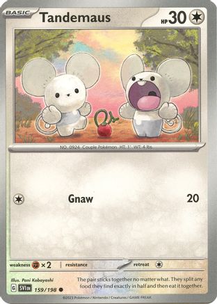 Tandemaus - 159/198 159 - [SV01 Scarlet & Violet Base Set]