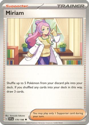 Miriam - 179/198 179 - [SV01 Scarlet & Violet Base Set] Reverse Holofoil