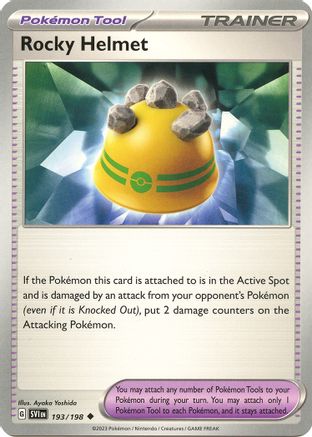 Rocky Helmet 193 - [SV01 Scarlet & Violet Base Set] Reverse Holofoil