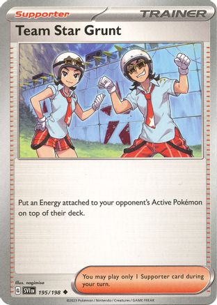 Team Star Grunt - 195/198 195 - [SV01 Scarlet & Violet Base Set] Reverse Holofoil