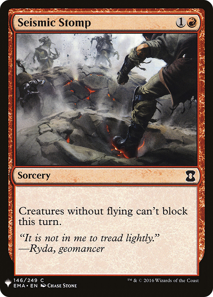 Seismic Stomp (LIST-EMA-146) [The List]