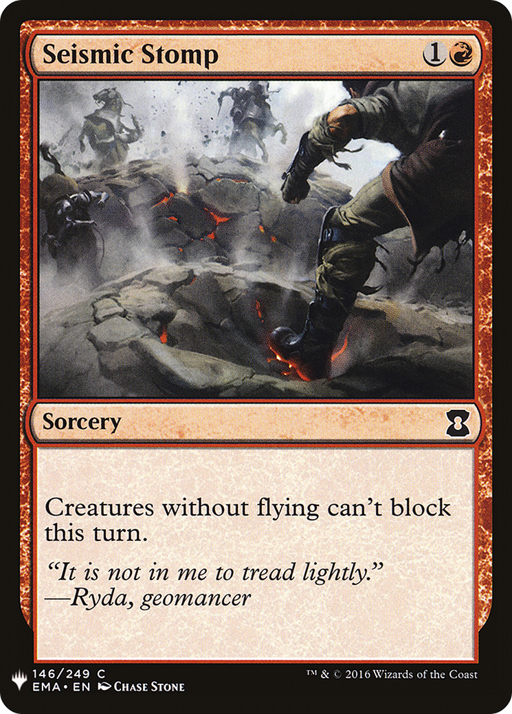 Seismic Stomp (LIST-EMA-146) [The List]
