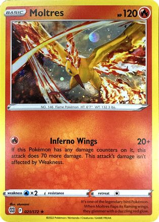 Moltres (Cosmos Holo) 21 - [Miscellaneous Cards & Products] Holofoil