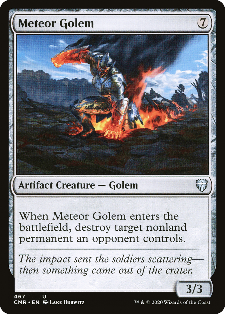 Meteor Golem (CMR-467) [Commander Legends]