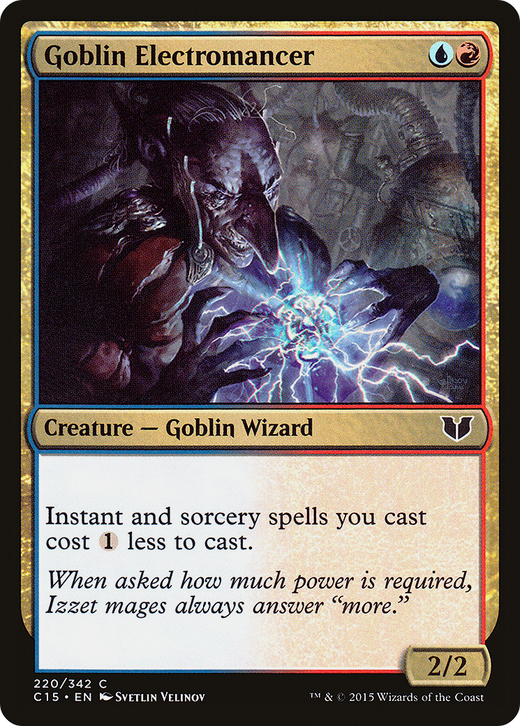 Goblin Electromancer (C15-220) [Commander 2015]