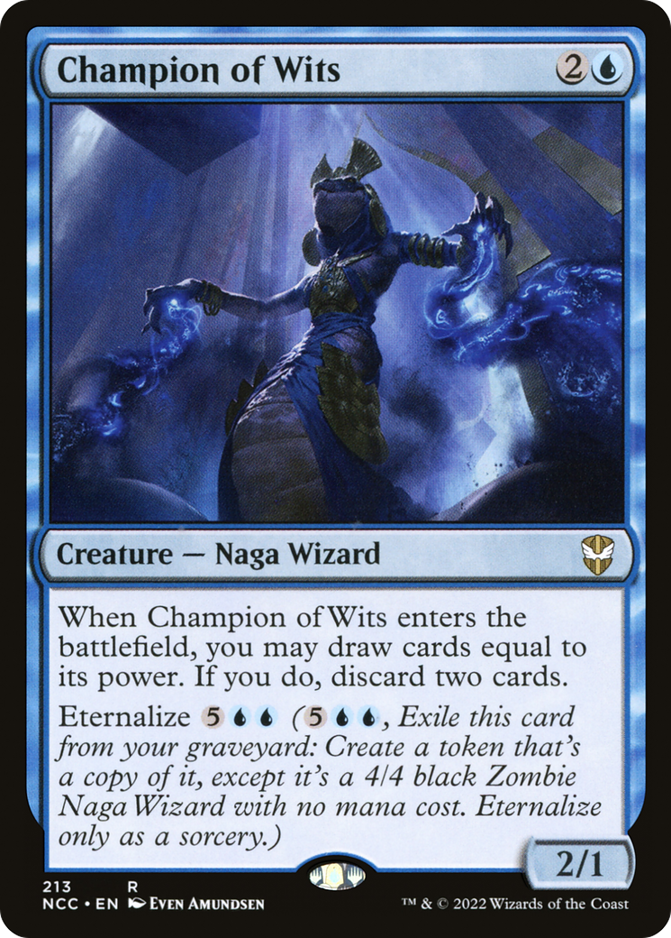 Champion of Wits (NCC-213) [New Capenna Commander]