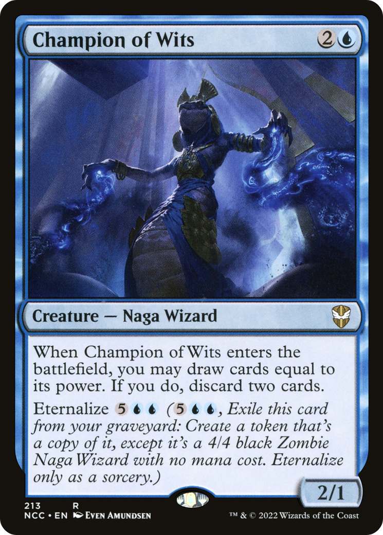 Champion of Wits (NCC-213) [New Capenna Commander]