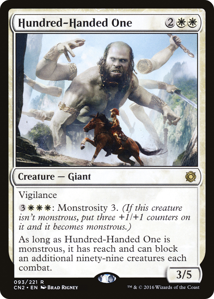 Hundred-Handed One (CN2-093) [Conspiracy: Take the Crown] Foil