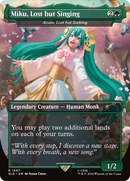 Miku, Lost but Singing - Azusa, Lost but Seeking (SLD-1597) (Borderless) [Secret Lair Drop]
