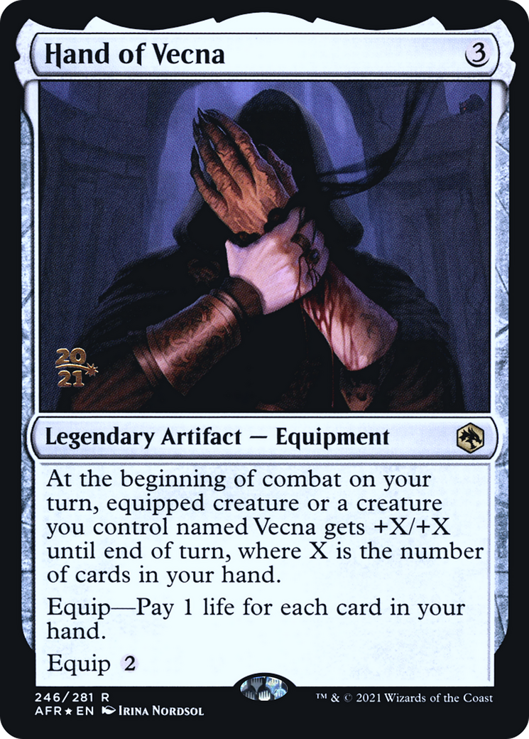 Hand of Vecna (PRE-246S) [Adventures in the Forgotten Realms Promos] Foil