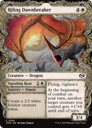 Riling Dawnbreaker // Signaling Roar (TDM-292) [Tarkir: Dragonstorm]: (Showcase) Foil