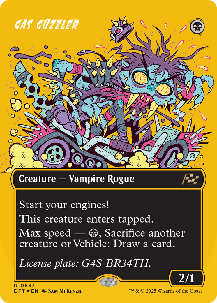 Gas Guzzler (DFT-537) [Aetherdrift] (Borderless) Foil