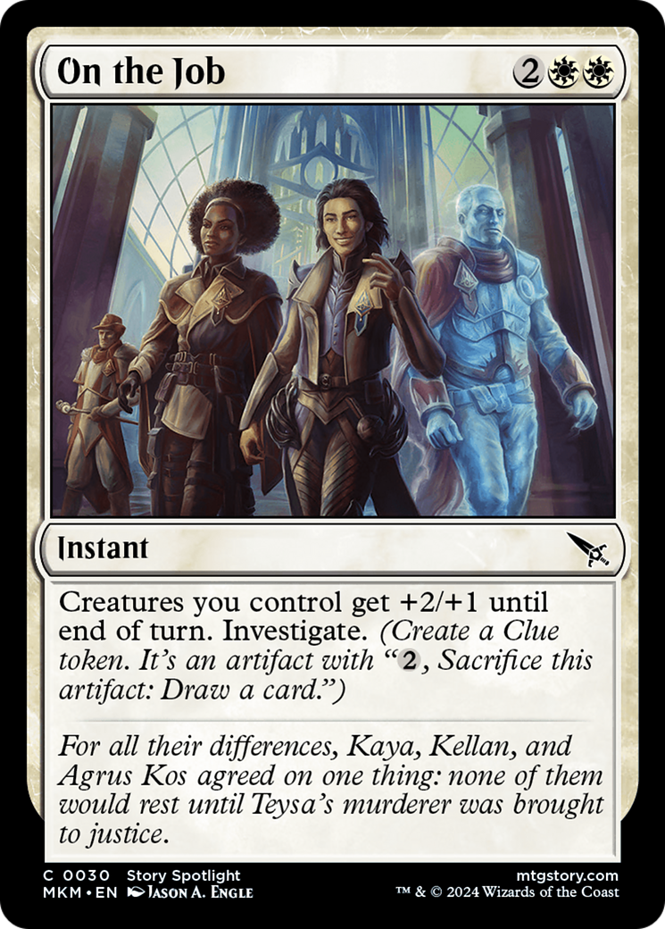 On the Job (MKM-030) [Murders at Karlov Manor] Foil