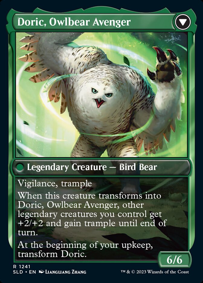 Casal, Lurkwood Pathfinder // Casal, Pathbreaker Owlbear (SLD-1241) [Secret Lair Drop]