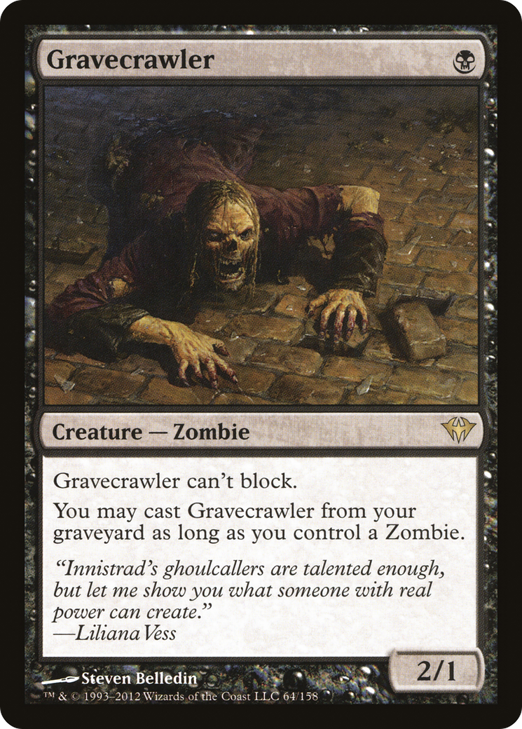 Gravecrawler (DKA-064) [Dark Ascension]