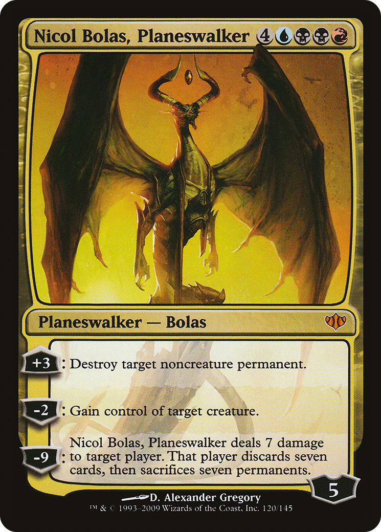 Nicol Bolas, Planeswalker (CON-120) [Conflux]