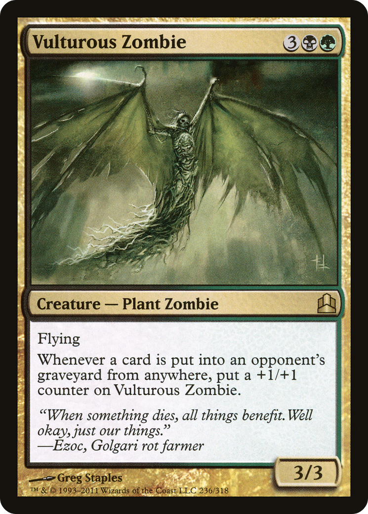 Vulturous Zombie (CMD-236) [Commander 2011]