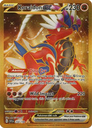 Koraidon ex - 254/198 254 - [SV01 Scarlet & Violet Base Set] Holofoil
